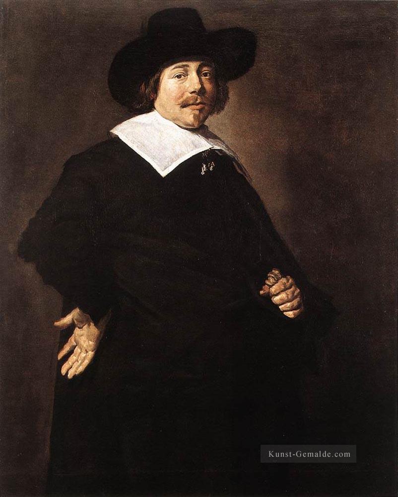 Porträt eines Mannes  1640 Niederlande Goldene Zeitalter Frans Hals Ölgemälde